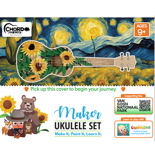 MAKER UKULELE SET: VAN GOGH EDITION